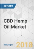 CBD Hemp Oil Market - Global Industry Analysis, Size, Share, Growth, Trends, and Forecast 2018-2026- Product Image