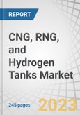 CNG, RNG, and Hydrogen Tanks Market by Gas Type (CNG, RNG, Hydrogen), Material Type (Metal, Carbon Fiber, Glass Fiber), Tank Type (Type 1, Type 2, Type 3, Type 4), Application (Fuel, Transportation), and Region - Global Forecasts to 2030- Product Image