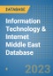 Information Technology & Internet Middle East Database - Product Thumbnail Image