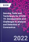 Sensing Tools and Techniques for COVID-19. Developments and Challenges in Analysis and Detection of Coronavirus - Product Thumbnail Image
