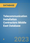 Telecommunication Installation Contractors Middle East Database- Product Image
