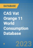 CAS Vat Orange 11 World Consumption Database- Product Image