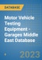 Motor Vehicle Testing Equipment - Garages Middle East Database - Product Thumbnail Image