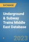 Underground & Subway Trains Middle East Database - Product Image