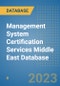 Management System Certification Services Middle East Database - Product Thumbnail Image