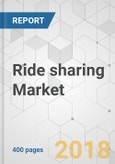 Ride sharing Market - Global Industry Analysis, Size, Share, Growth, Trends, and Forecast 2018-2026- Product Image