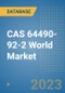 CAS 64490-92-2 Sodium tolmetin dihydrate Chemical World Database - Product Image