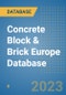 Concrete Block & Brick Europe Database - Product Image