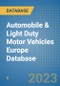 Automobile & Light Duty Motor Vehicles Europe Database - Product Thumbnail Image