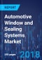 Automotive Window and Sealing Systems Market By Component - Global Market Size, Share, Development, Growth, and Demand Forecast, 2013-2025 - Product Thumbnail Image