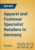 Apparel and Footwear Specialist Retailers in Germany- Product Image