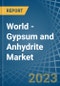 World - Gypsum and Anhydrite - Market Analysis, Forecast, Size, Trends and Insights - Product Thumbnail Image