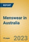 Menswear in Australia - Product Image