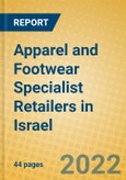 Apparel and Footwear Specialist Retailers in Israel- Product Image