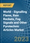 World - Signalling Flares, Rain Rockets, Fog Signals and Other Pyrotechnic Articles - Market Analysis, Forecast, Size, Trends and Insights - Product Thumbnail Image