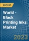 World - Black Printing Inks - Market Analysis, Forecast, Size, Trends and Insights - Product Image