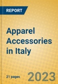 Apparel Accessories in Italy- Product Image