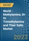 World - Methylamine, Di- Or Trimethylamine and Their Salts - Market Analysis, Forecast, Size, Trends and Insights - Product Image