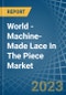 World - Machine-Made Lace In The Piece - Market Analysis, Forecast, Size, Trends and Insights - Product Image