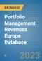 Portfolio Management Revenues Europe Database - Product Image
