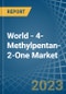 World - 4-Methylpentan-2-One (Methyl Isobutyl Ketone) - Market Analysis, Forecast, Size, Trends and Insights - Product Thumbnail Image