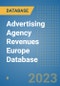 Advertising Agency Revenues Europe Database - Product Image