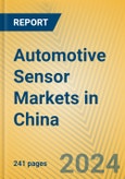 Automotive Sensor Markets in China- Product Image