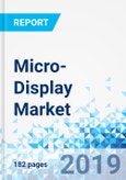 Micro-Display Market by Product, by Display Technology, Liquid Crystal Displays, Digital Micro-Mirror Devices, Digital Light Processing, Organic Light Emitting Diode, and Others, by Application, Head-Up Display, Electronic View Finder, and Projector,- Product Image