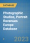 Photographic Studios, Portrait Revenues Europe Database - Product Image