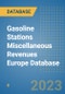 Gasoline Stations Miscellaneous Revenues Europe Database - Product Image