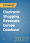 Electronic Shopping Revenues Europe Database - Product Image