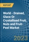 World - Drained, Glace Or Crystallised Fruit, Nuts and Fruit-Peel - Market Analysis, Forecast, Size, Trends and Insights - Product Thumbnail Image