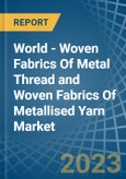 World - Woven Fabrics Of Metal Thread and Woven Fabrics Of Metallised Yarn - Market Analysis, Forecast, Size, Trends and Insights- Product Image