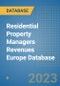 Residential Property Managers Revenues Europe Database - Product Image