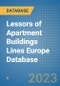 Lessors of Apartment Buildings Lines Europe Database - Product Image