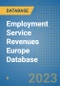 Employment Service Revenues Europe Database - Product Image