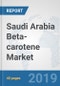 Saudi Arabia Beta-carotene Market: Prospects, Trends Analysis, Market Size and Forecasts up to 2025 - Product Thumbnail Image