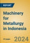 Machinery for Metallurgy in Indonesia: ISIC 2923 - Product Image