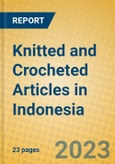 Knitted and Crocheted Articles in Indonesia: ISIC 173- Product Image