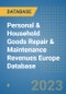 Personal & Household Goods Repair & Maintenance Revenues Europe Database - Product Image