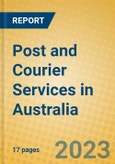 Post and Courier Services in Australia- Product Image