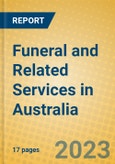Funeral and Related Services in Australia- Product Image