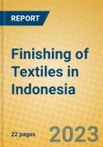 Finishing of Textiles in Indonesia: ISIC 1712- Product Image
