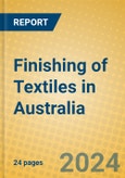 Finishing of Textiles in Australia- Product Image