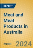 Meat and Meat Products in Australia- Product Image