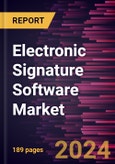 Electronic Signature Software Market Size and Forecast, Global and Regional Share, Trend, and Growth Opportunity Analysis Report Coverage: By Component, Deployment, Method, and End-User- Product Image