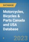 Motorcycles, Bicycles & Parts Canada and USA Database - Product Image