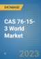 CAS 76-15-3 Chloropentafluoroethane Chemical World Report - Product Image