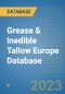 Grease & Inedible Tallow Europe Database - Product Image