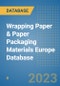 Wrapping Paper & Paper Packaging Materials Europe Database - Product Image